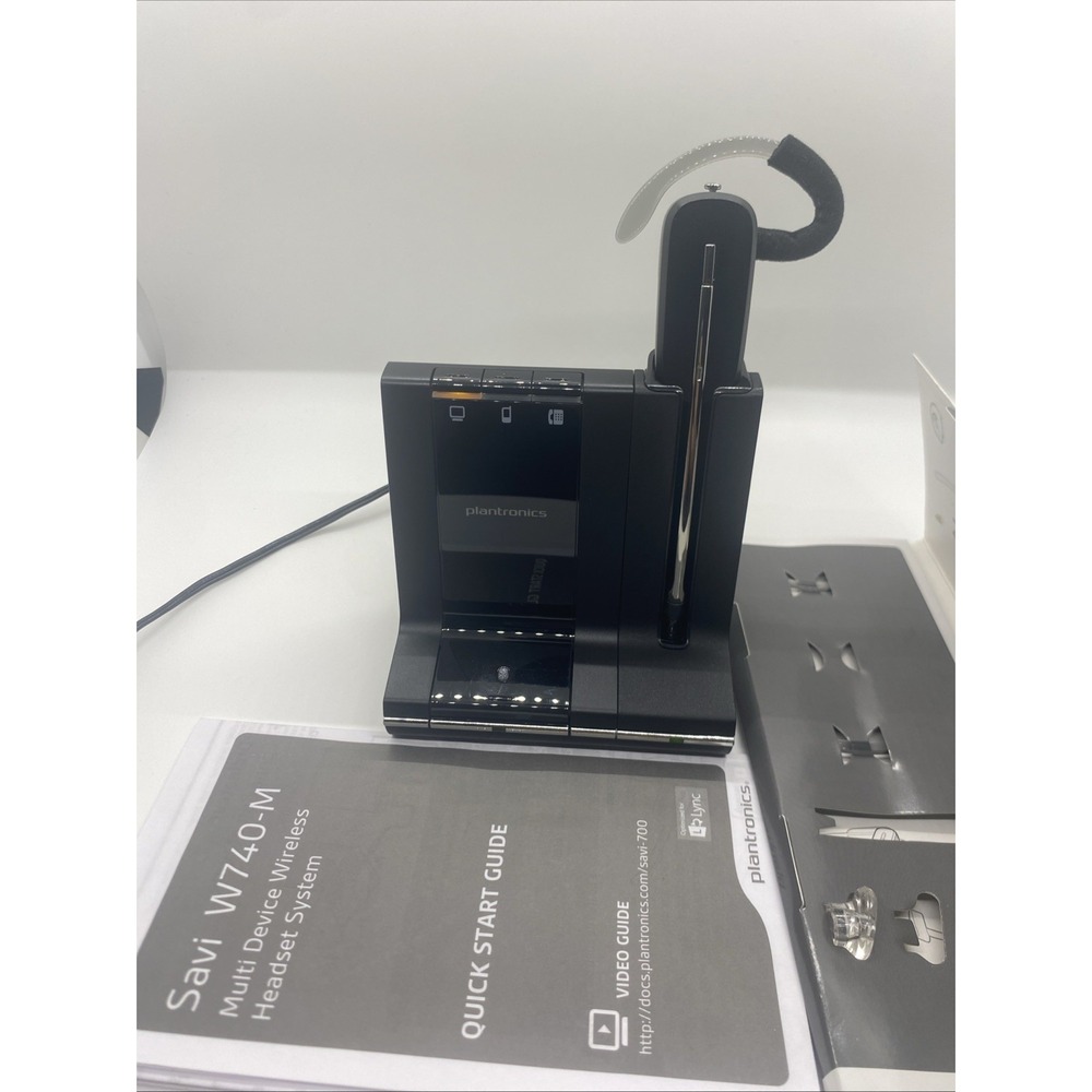 Plantronics Savi T40 Wireless Headset Base,Mic Charger & USB CBL